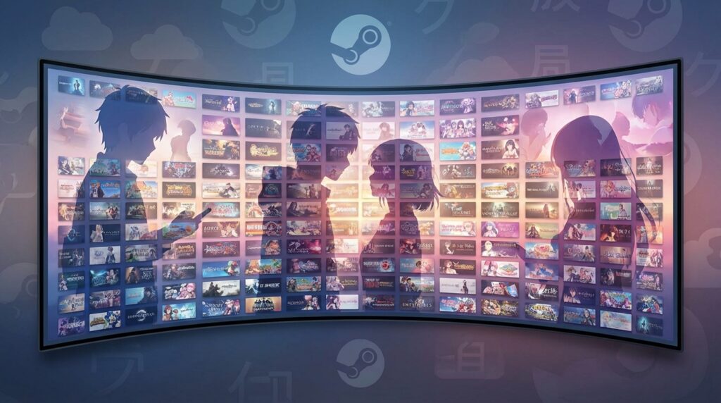 Steamには日本語対応ギャルゲーが500本以上｜結論から解説