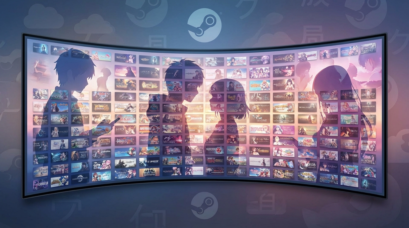 Steamには日本語対応ギャルゲーが500本以上｜結論から解説