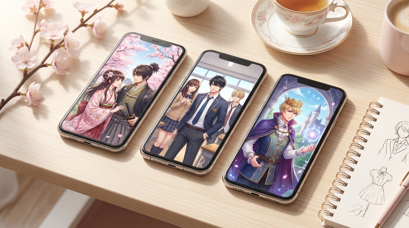 迷ったらこの3本！今すぐ始められる人気スマホ乙女ゲーム