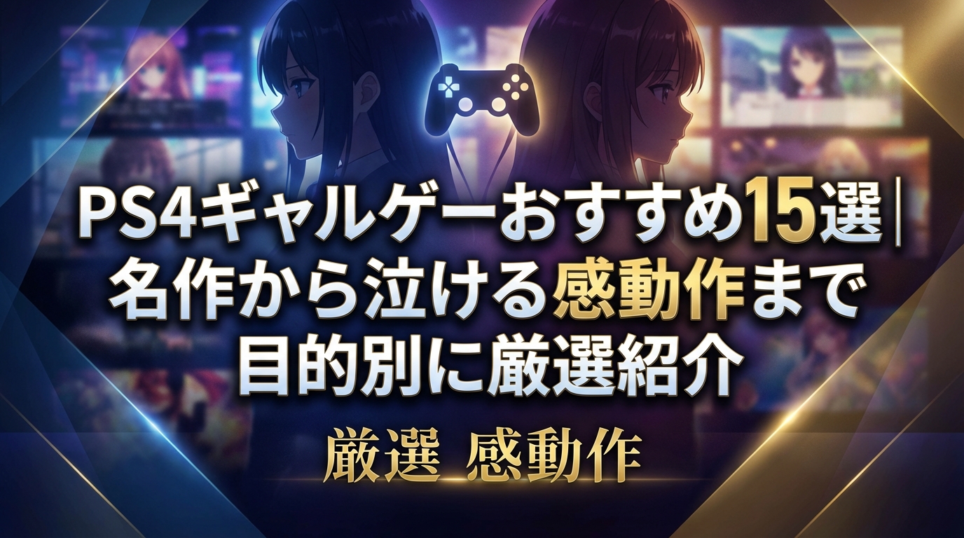 PS4ギャルゲーおすすめ15選｜名作から泣ける感動作まで目的別に厳選紹介