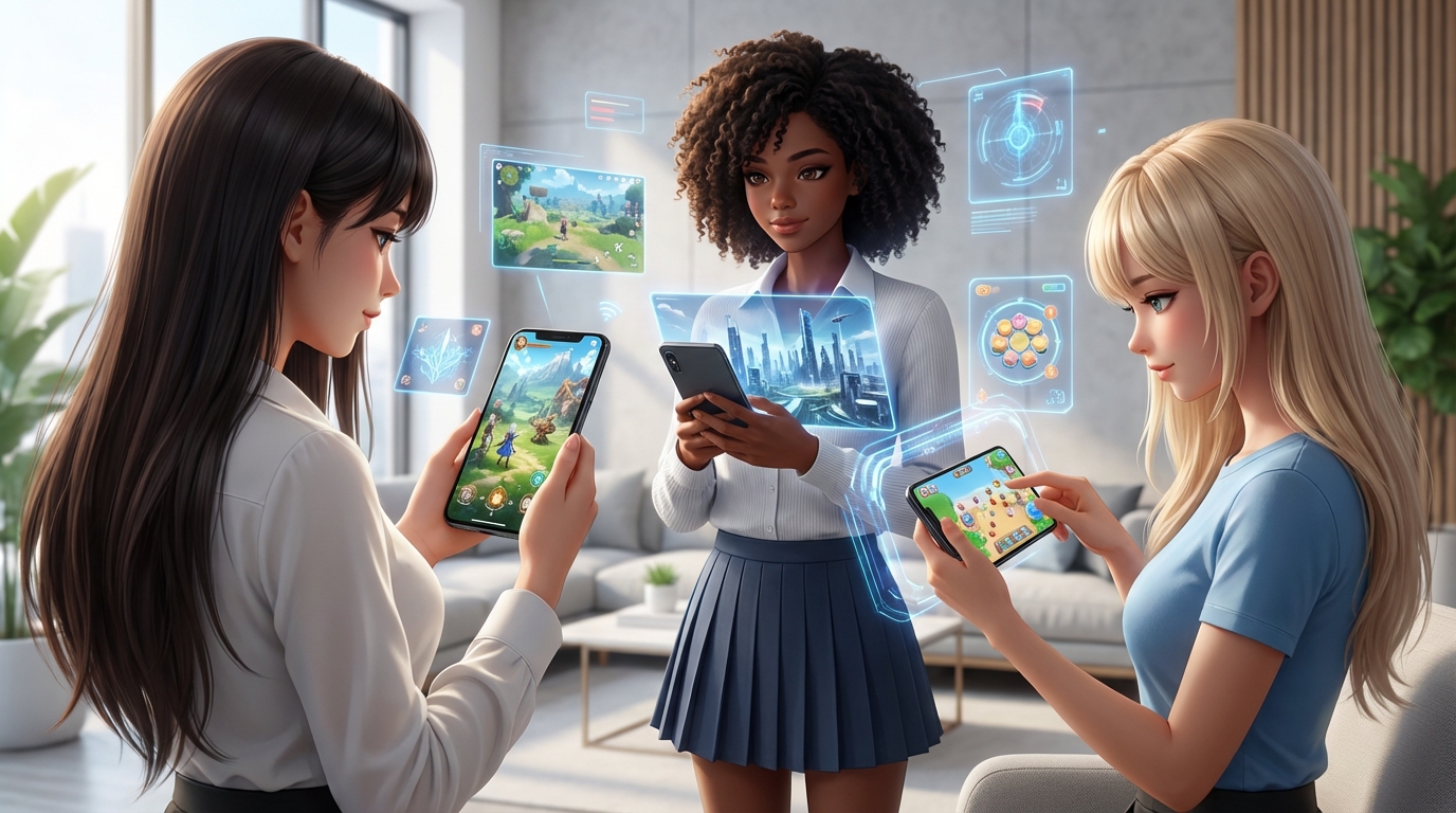 今すぐ遊べる！スマホ美少女ゲームおすすめTOP3