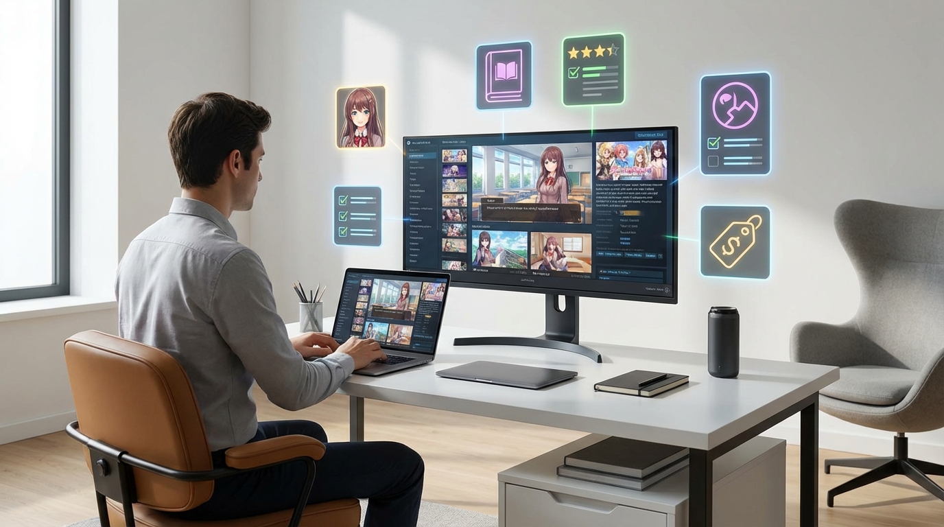 失敗しない美少女ゲームの選び方｜ダウンロード前の5つのチェックポイント