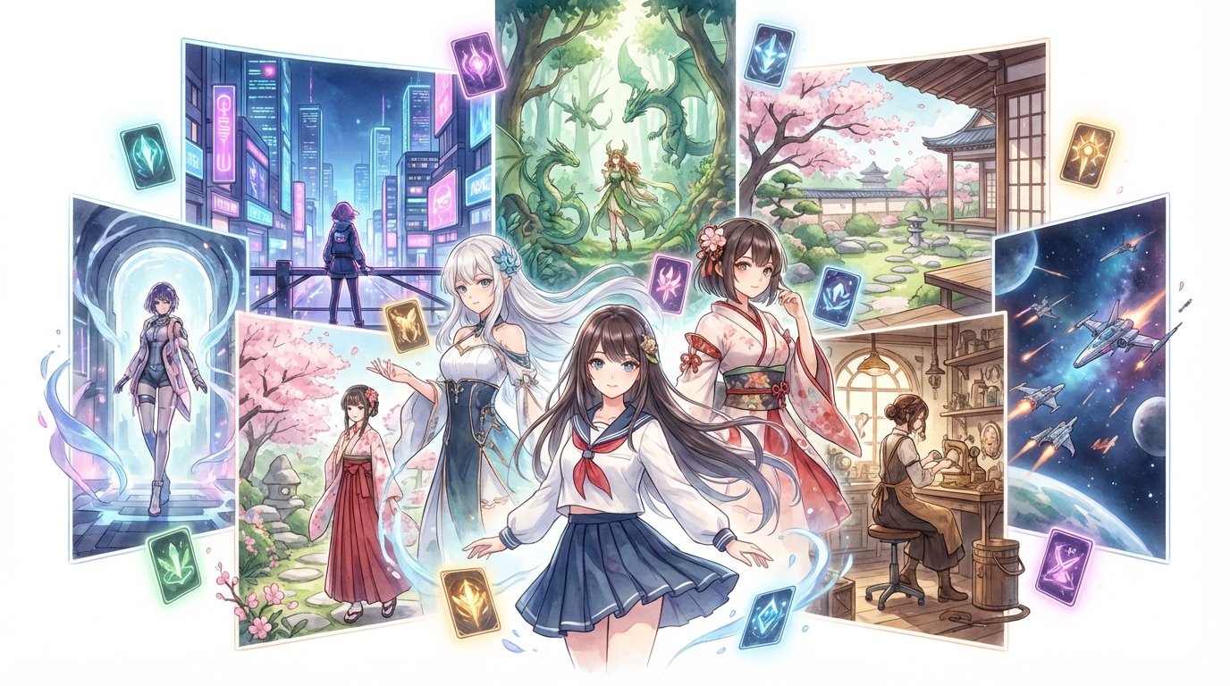 【ジャンル別】美少女ブラウザゲームおすすめ15選