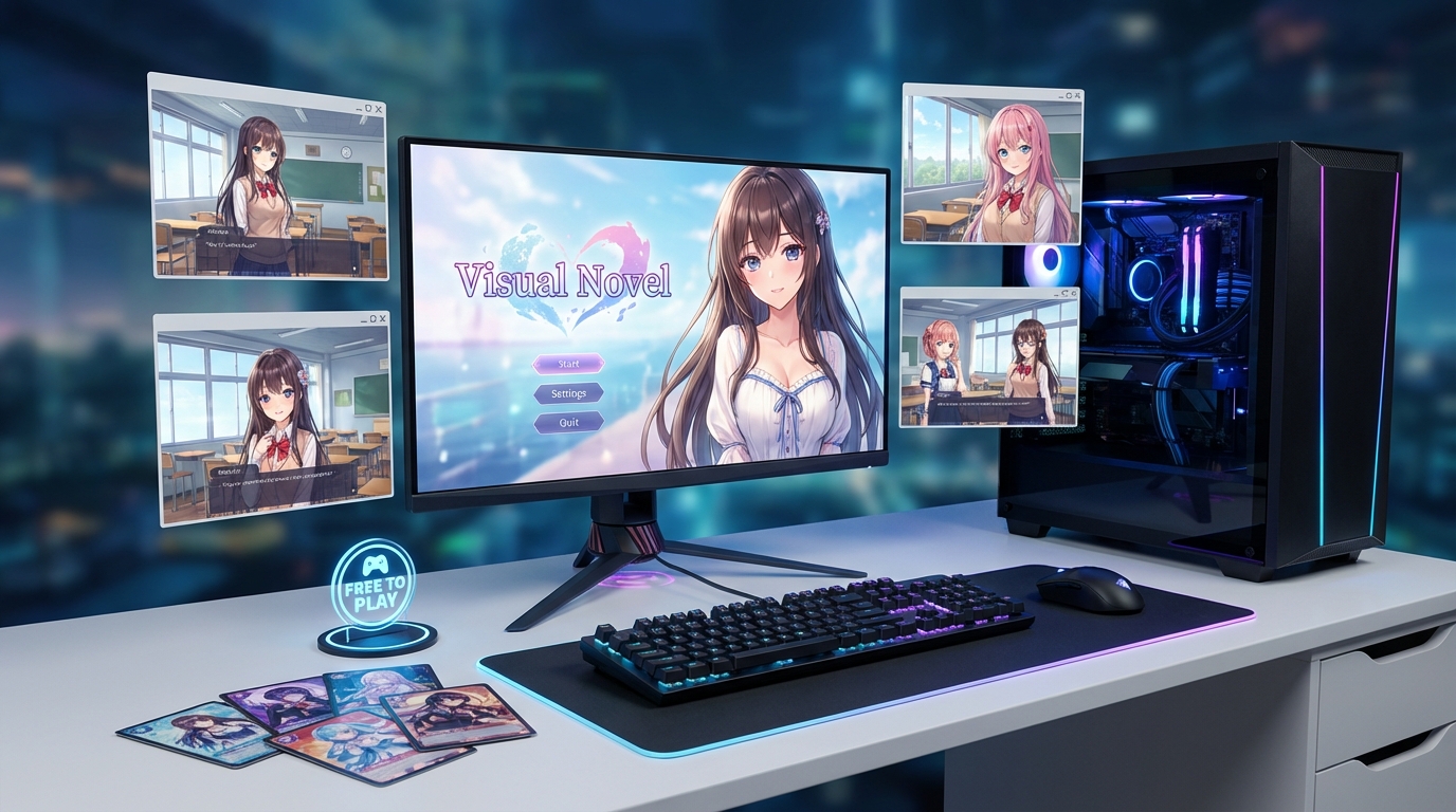 【PC版】無料で遊べる美少女ゲーム5選