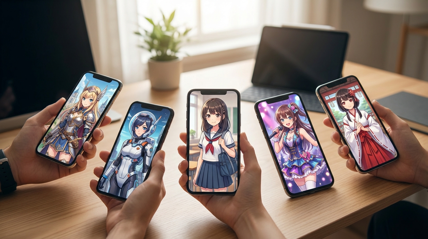 【目的別】スマホ美少女ゲームおすすめ15選