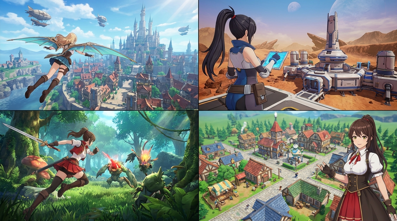 【アクション・シミュレーション系】自由度重視の3D美少女ゲーム4選