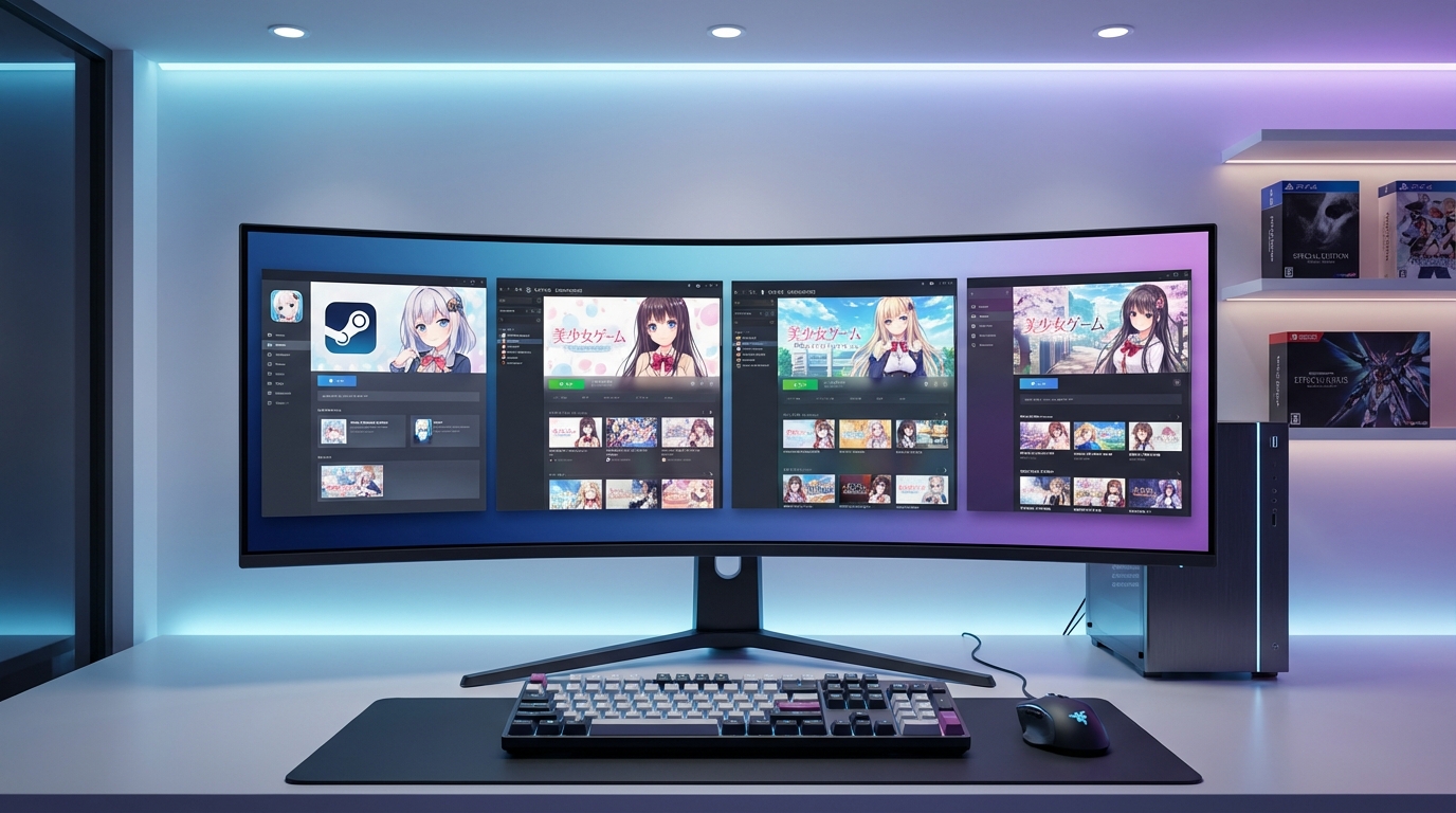 美少女ゲームが買えるPC向けプラットフォーム4選を比較