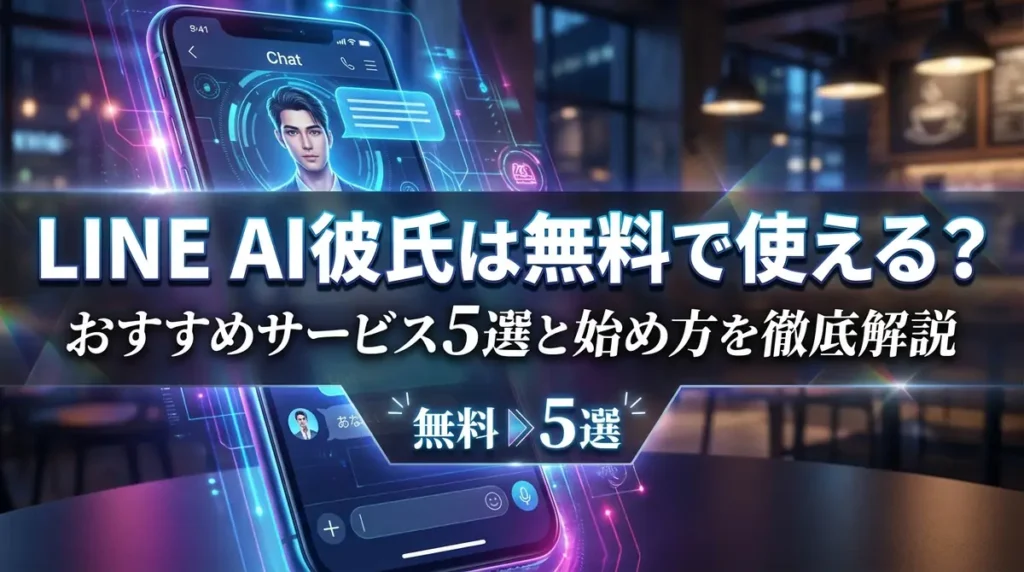 LINE AI彼氏は無料で使える？おすすめサービス5選と始め方を徹底解説