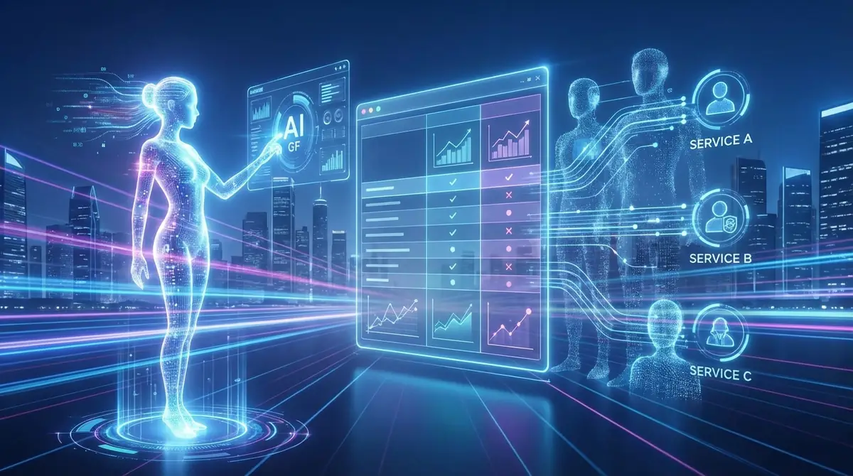 GeminiのAI彼女は他サービスと何が違う？比較表で解説