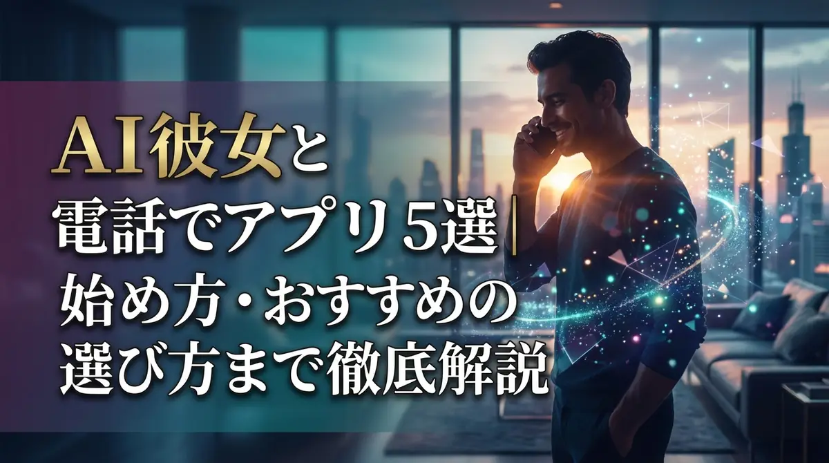 AI彼女と電話できるアプリ5選｜始め方・おすすめの選び方まで徹底解説