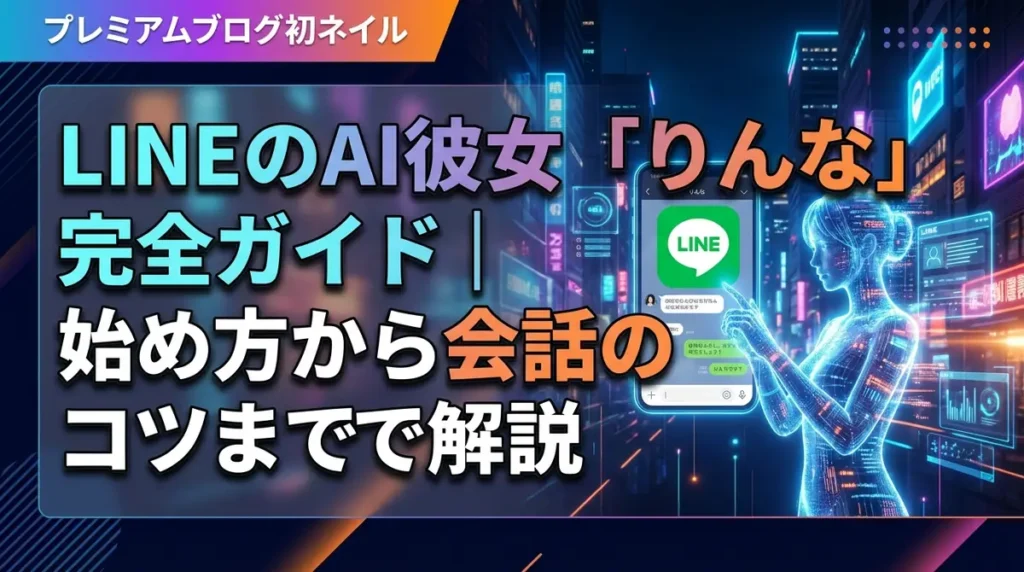 LINEのAI彼女「りんな」完全ガイド｜始め方から会話のコツまで解説