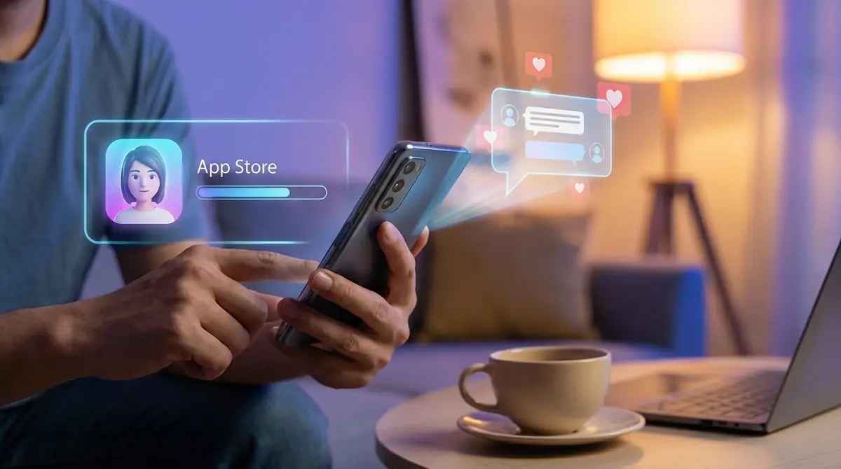 AI彼女会話アプリの始め方｜ダウンロードから初会話まで