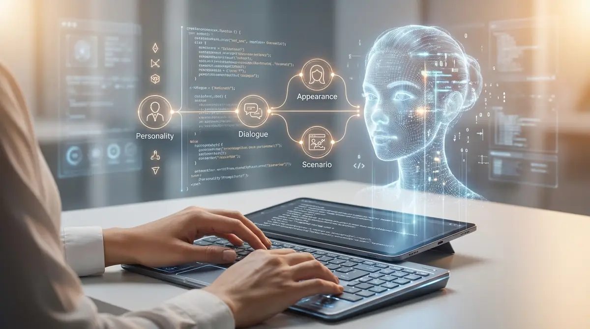 AI彼女プロンプトの書き方｜4つの基本要素