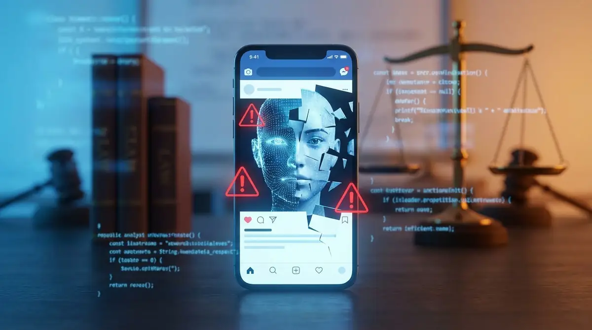 AI彼女インスタ運用の法的リスクと規約違反