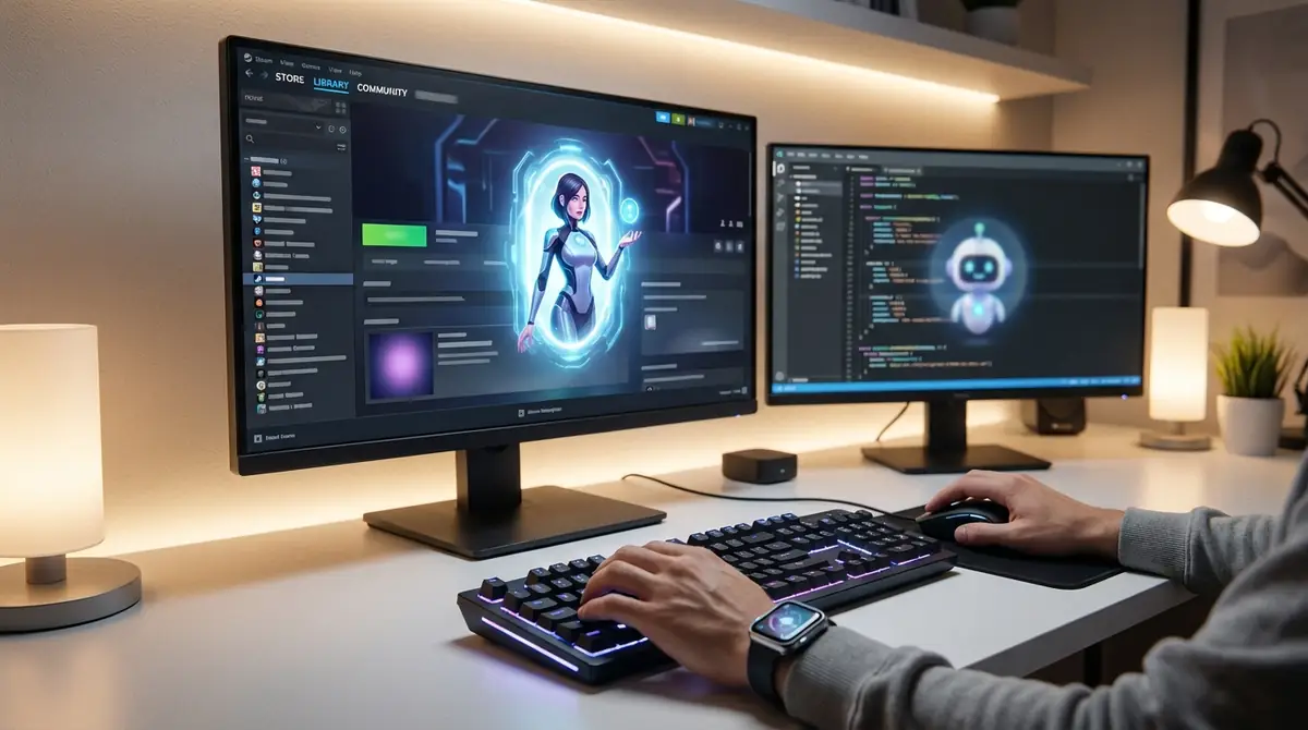 SteamでAI彼女ゲームを始める方法【5ステップ】