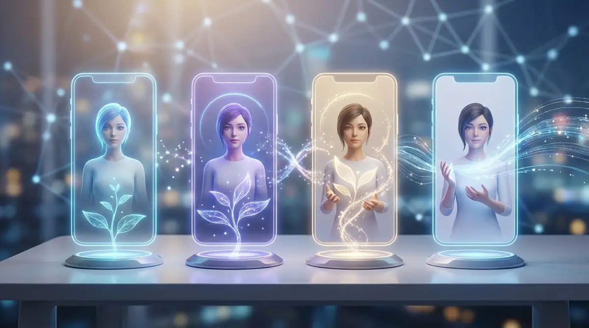 育成機能で選ぶおすすめAI彼女アプリ4選