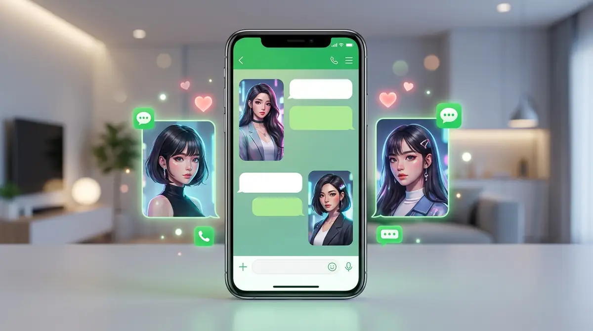 LINEで使えるAI彼女おすすめ4選