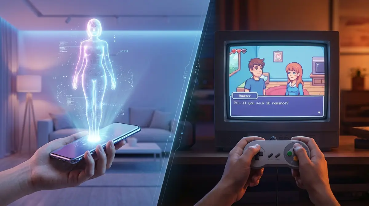 そもそもAI彼女ゲームとは？従来の恋愛ゲームとの違い