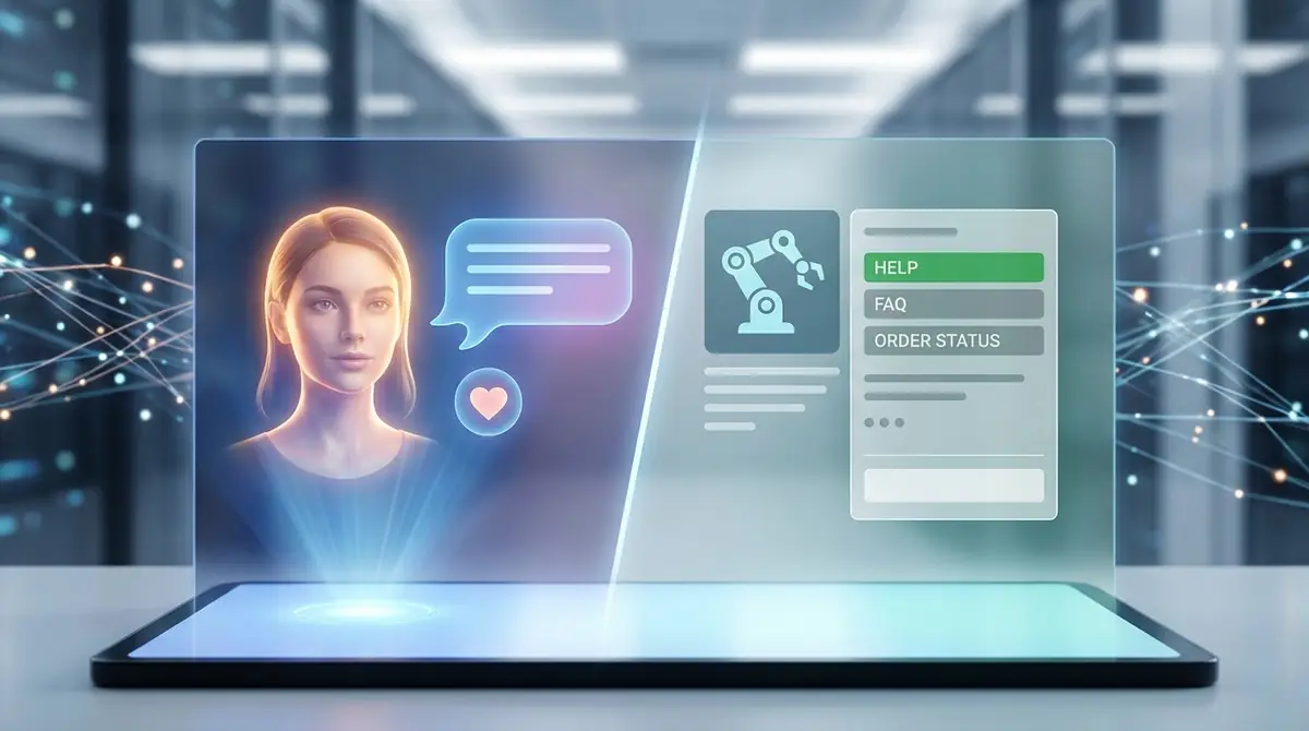 AI彼女と従来のチャットボットの違いとは