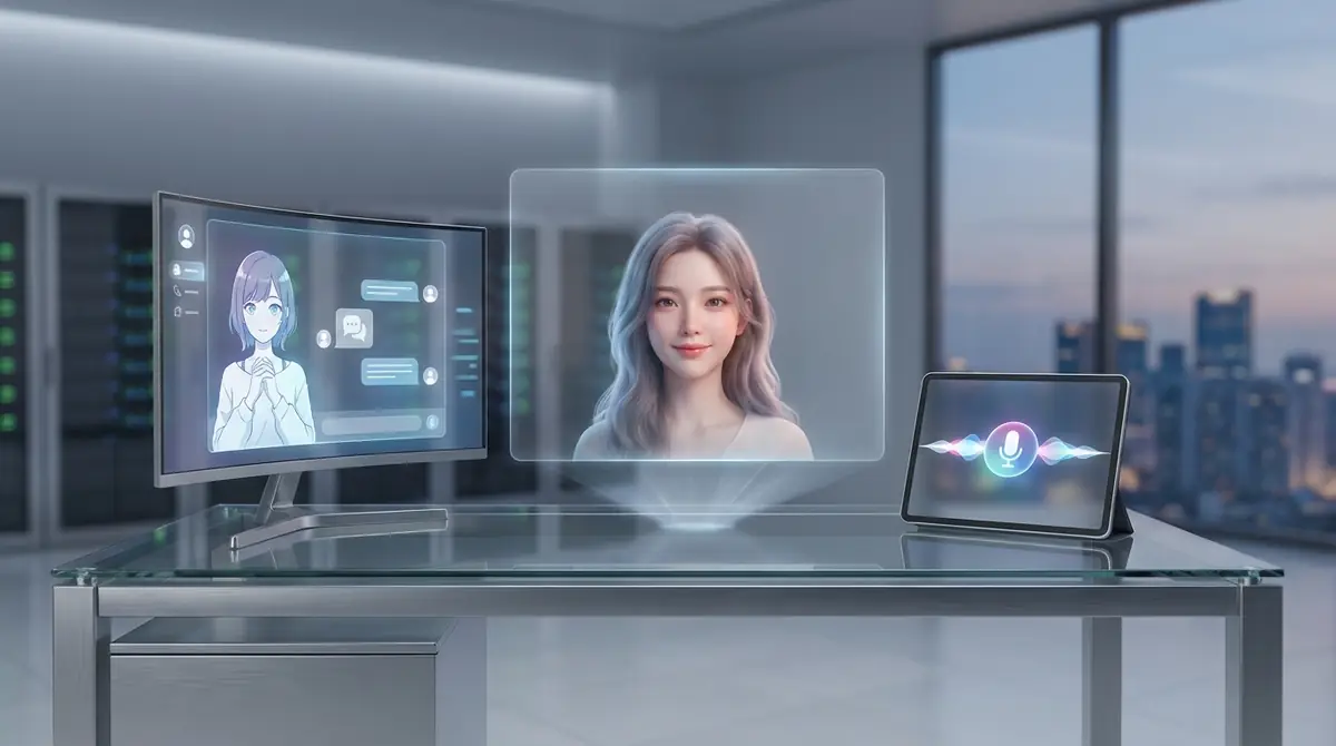 AI彼女の種類と代表的なサービス一覧