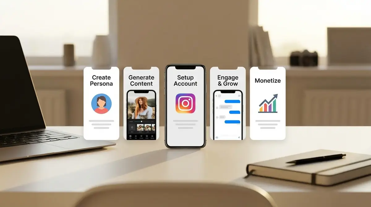 【作り方】AI彼女インスタを始める5ステップ