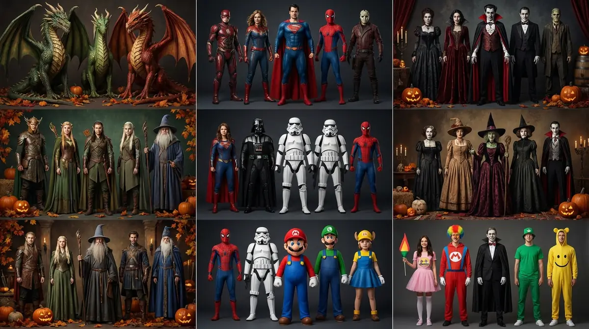 カテゴリ別に見るハロウィン人気コスプレのトレンド