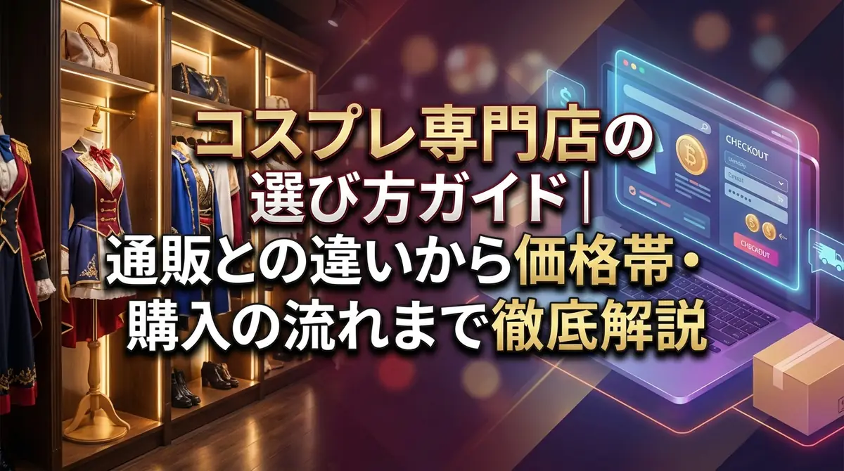 コスプレ専門店の選び方ガイド｜通販との違いから価格帯・購入の流れまで徹底解説