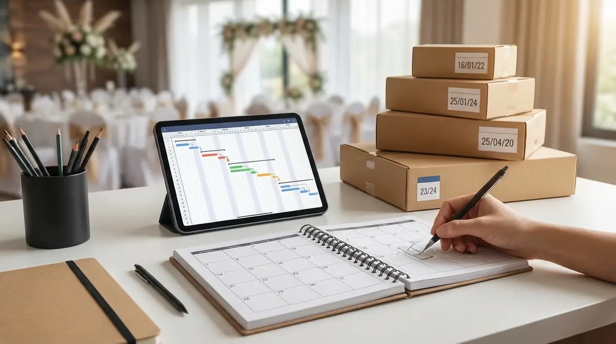 イベントに間に合わせる！注文スケジュールの立て方