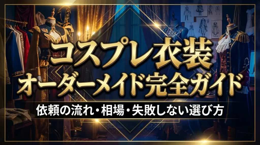 コスプレ衣装オーダーメイド完全ガイド｜依頼の流れ・相場・失敗しない選び方