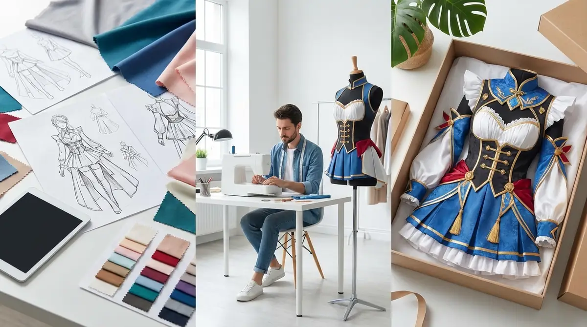 コスプレ衣装オーダーメイドの流れ｜依頼から納品までの5ステップ