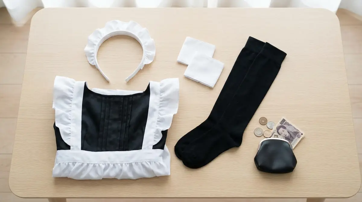 メイドコスプレは5,000円から始められる｜必須アイテム5点と予算目安