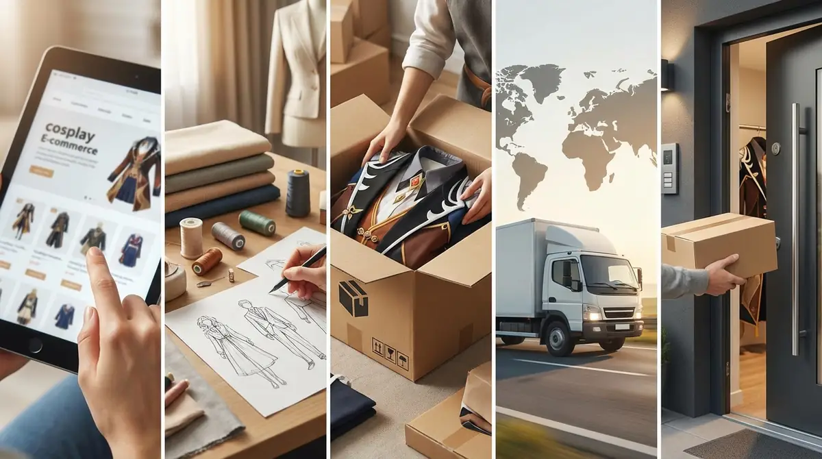 コスプレ衣装の購入から届くまでの流れ【5ステップ】