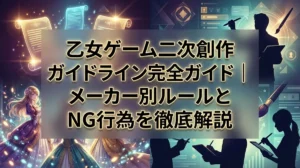 乙女ゲーム二次創作ガイドライン完全ガイド｜メーカー別ルールとNG行為を徹底解説