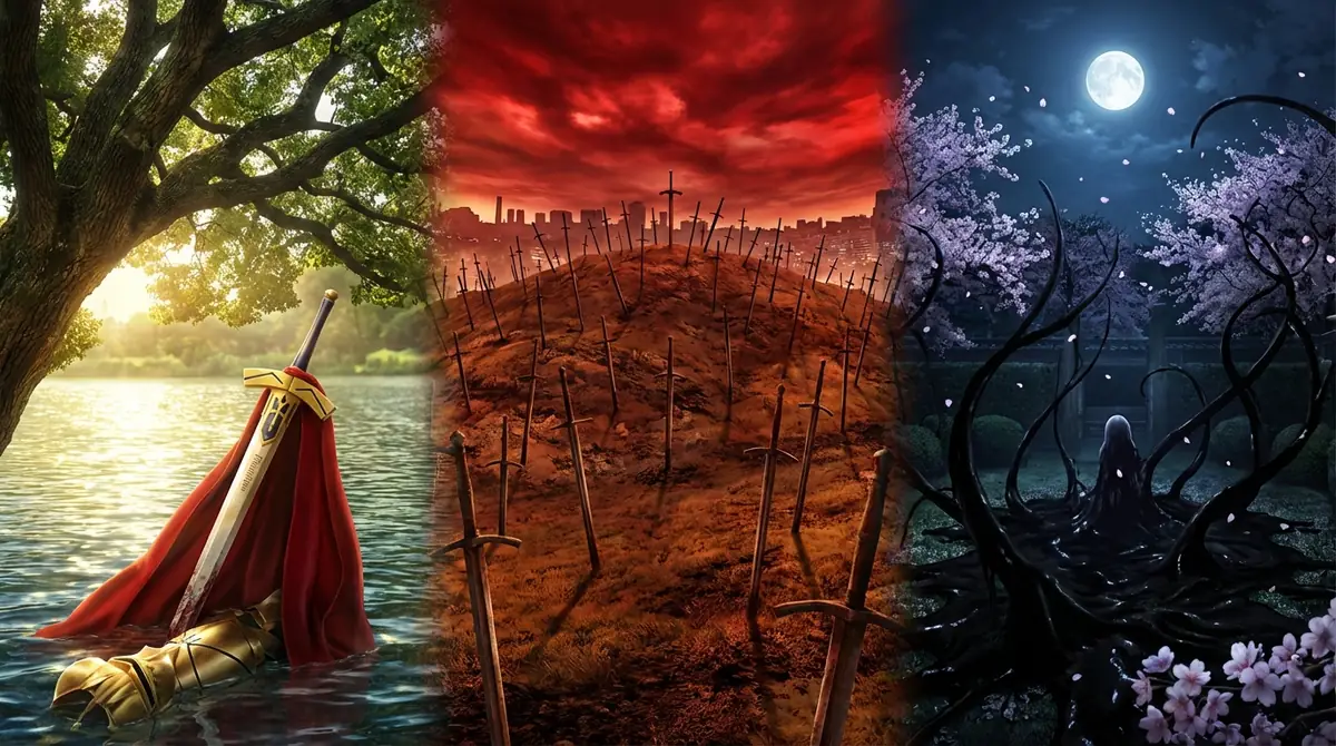 Fate/stay nightの攻略ルート順は「Fate→UBW→HF」が正解